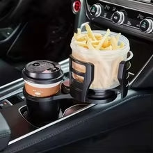 Portavasos ajustable para carro. Obsequio: Gancho soporte para reposacabezas