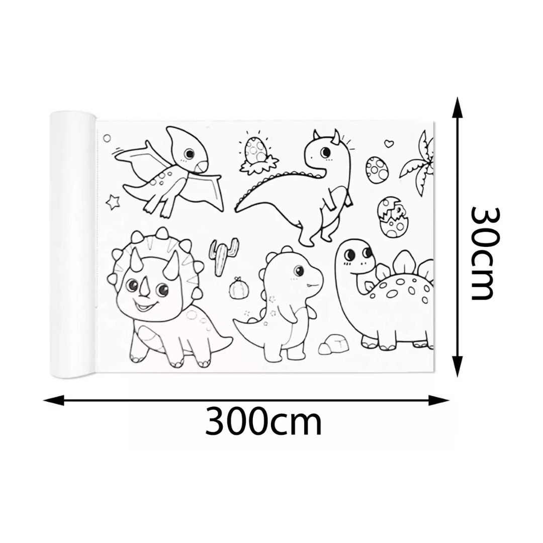 Rollo Papel Adhesivo para Colorear
