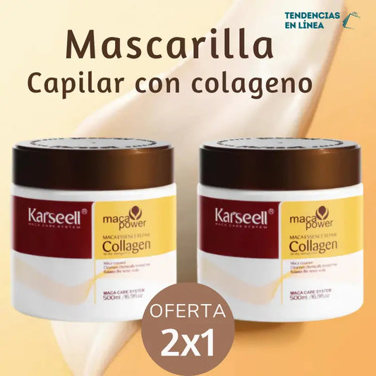 Mascarilla capilar de Colágeno ¡Paga 1 y lleva 2!