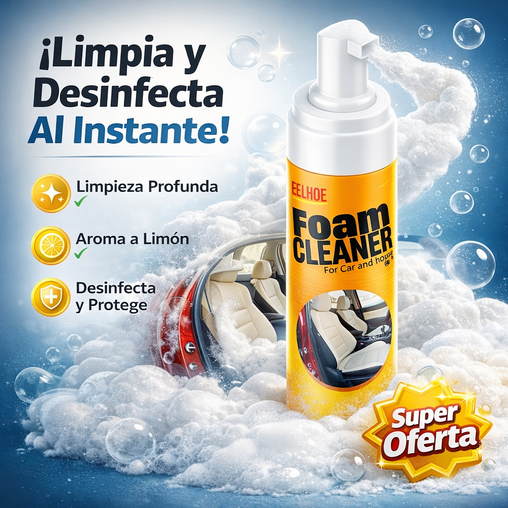 FoamClean - La Espuma Potente que Hace Fácil la Limpieza Difícil