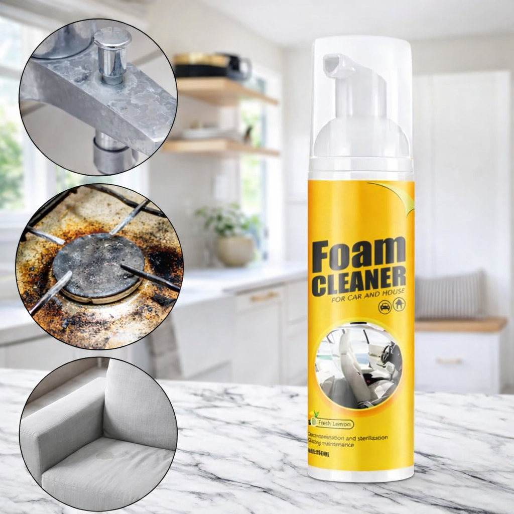 FoamClean - La Espuma Potente que Hace Fácil la Limpieza Difícil