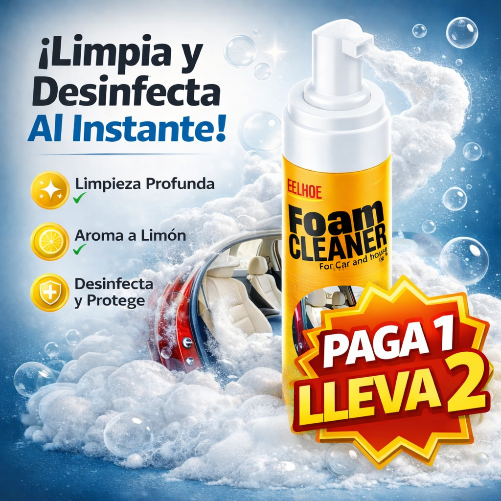 FoamClean - La Espuma Potente que Hace Fácil la Limpieza Difícil