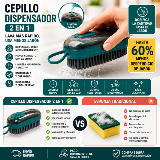 Cepillo Pro-Master con Dispensador