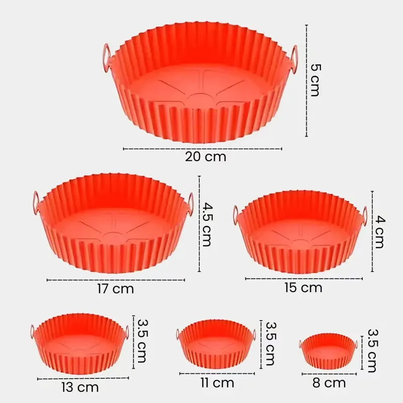 Cocina Sin Ensuciar con Moldes de Silicona Reutilizables